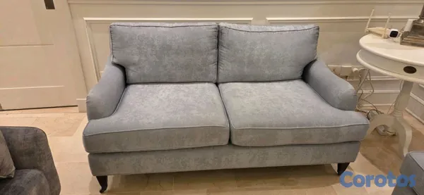 muebles y colchones - Sofa 2 puestos gris restaurado Ilumel 65 pulgadas 5