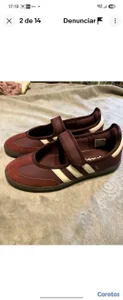Adidas Samba Jane color Rojo vino talla 7 1/2