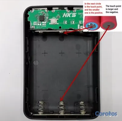 accesorios para electronica - Kit de banco de energía para montar tú mismo, portabaterías sin soldadura 4