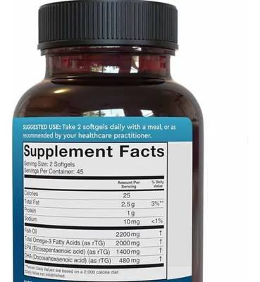 Salud y Equipamiento Médico - Omega 3 2200 Mg 90 capsulas Viva Natural 2