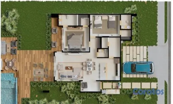 casas vacacionales y villas - Venta de acogedora villa en Ciudad de las Canas 4