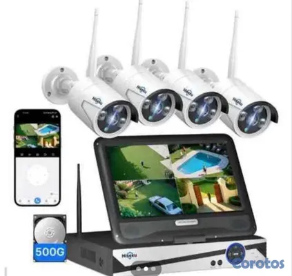 camaras y audio - kit de cámaras wifi  3