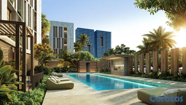 apartamentos - Venta de apartamentos en Juan Dolio con piscinas tipo playa y clubes privados 10
