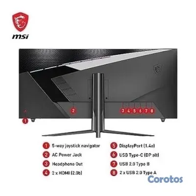 otros electronicos - Monitor Gaming Ultrawide MSI MAG401QR – 40" – 155Hz – UWQHD – IPS 4