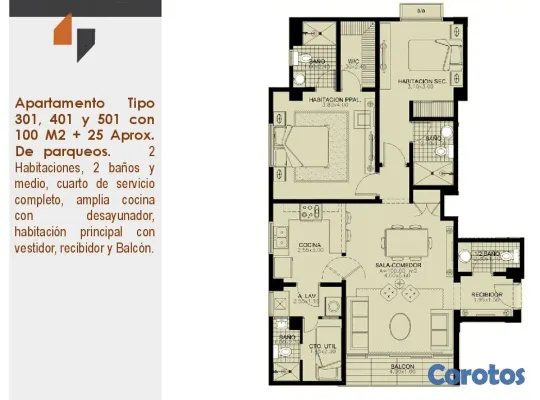 apartamentos - Apartamentos en bella vista de 1- 2 y 3 Habitaciones entrega agosto 2020 ID1552 8