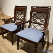muebles y colchones - Butacas vintage de madera 