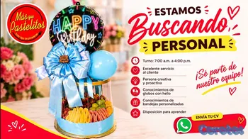 empleos disponibles - Personal para tienda de globos y envolturas