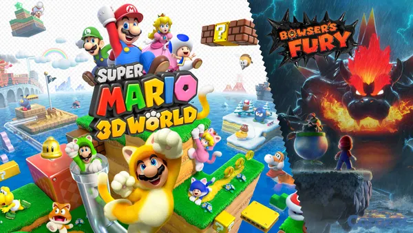 consolas y videojuegos - Super Mario 3D World + Bowser’s Fury Nintendo Swit 3
