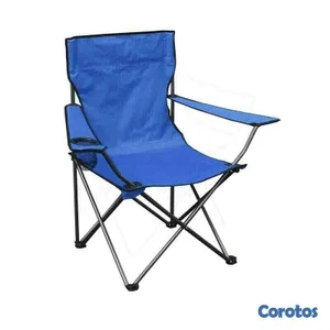 Silla plegable de exterior con portavasos ideal para playa, camping, etc. OFERTA