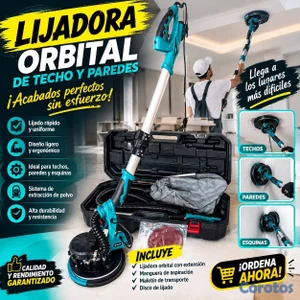 lijadora orbital de pared y techo 