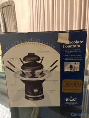 electrodomesticos - Fuente de Chocolate Rival Completa con Caja 3