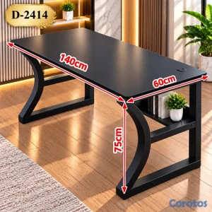 *ESCRITORIO GAMER MODERNO*

▪️COLOR: *NEGRO* 

▪️ MEDIDA: *140X60X75*
