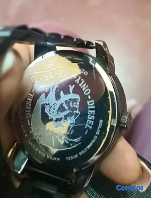 joyas, relojes y accesorios - Reloj  Diesel Little Daddy DZ7259 caja  y correa de acero Inoxidable cronografo 5