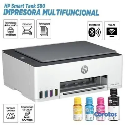 impresoras y scanners - HP SMART TANK 580 - ALL IN ONE PRINTER- SISTEMA DE TINTA CONTINUA - INALAMBRICA 2