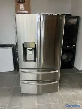 electrodomesticos - nevera LG 4 puertas dispersador de hielo y de agua 