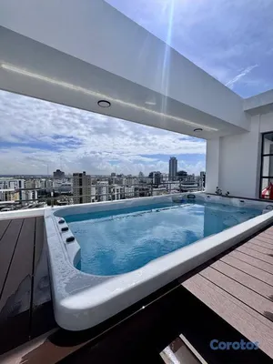 apartamentos - 2do piso con terraza en alquiler en Serralles 14