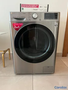 Lavadora Secadora Inverter LG con Vapor