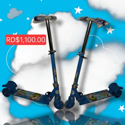 juguetes - Scooters Azul (ó) Patineta  4