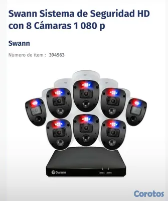 camaras y audio - SET DE CÁMARA HD SWAN  8 CÁMARAS  4
