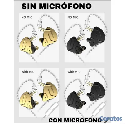 accesorios para electronica - KZ ZSN PRO X auricular profesional para músicos, gamers y DJ EN OFERTA  10