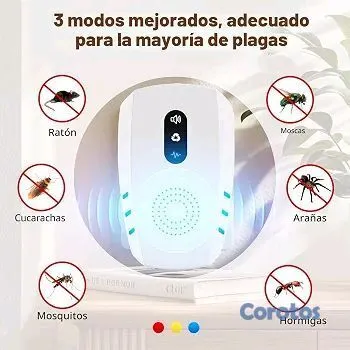 herramientas, jardines y exterior - 🪳🔥 ¡REPELENTE ULTRASÓNICO DE PLAGAS! Ratones + Cucarachas + etc Para Hogar 🏠 2