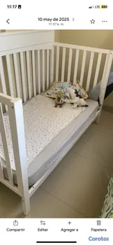 muebles - Hermosa cuna cama. usada . como nueva 
