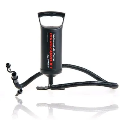 muebles y colchones - Inflador Manual Intex Doble Presión Velocidad 3 Boquillas bomba colchon piscina 2