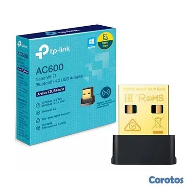 impresoras y scanners - ADAPTADOR DE RED USB WIFI TP-LINK AC600 ARCHER T2U NANO, 2.4GHZ/200MBPS, 5.0GHZ/ 3