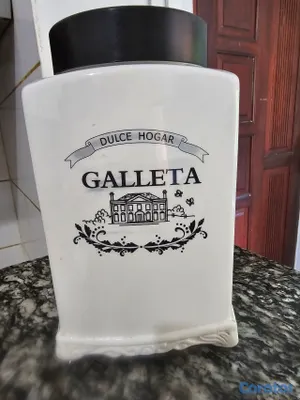 cocina - Frasco para Galletas o adorno para cocina en cerámica  2
