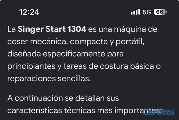 arte y antigüedades - Máquina de coser Singer Start 1306, mecánica, port 4