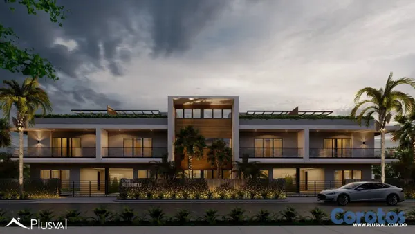 casas - Casa Tipo Townhouse de 2 Habitaciones en Zona Céntrica de PuntaCana 5