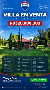 Hermosa casa en Jarabacoa,rodeada de arboles a 5 minutos del centro del pueblo
