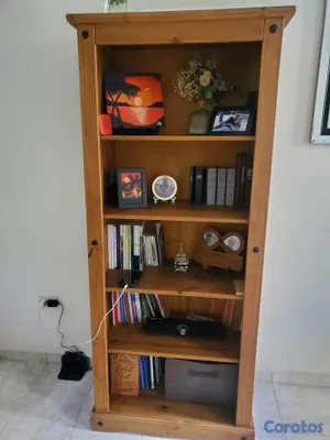 muebles y colchones - Precioso Librero en Madera de Acacia 2