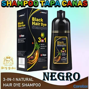 SHAMPOO CUBRE CANAS | SHAMPOO TAPA CANAS | SHAMPOO TAPA CANAS 3 EN 1 | 