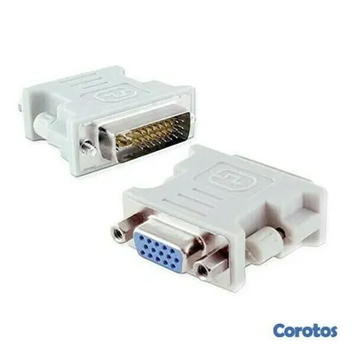 accesorios para electronica - Adaptador DVI a VGA hembra  2
