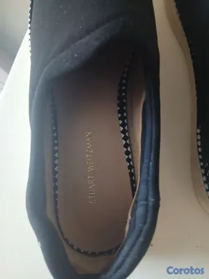 zapatos para mujer -  Stuart Weitzman Slip-On Negros Size 8.5 Originales.  3