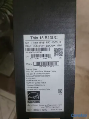 computadoras y laptops - Msi thin 15 gamer 512gb 16 ram i5 de 13va gen y una rtx 3050 2
