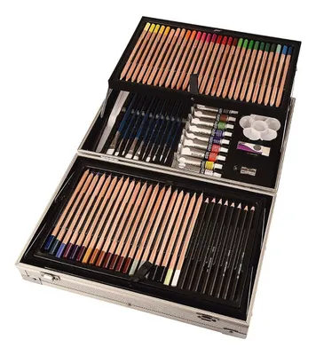 Salud y Equipamiento Médico - Rowney Kit Artista Completo 122 Pcs Estuche Metal 2