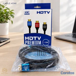 Cable HDMI 1.5 Metros HDTV 2.0 para 4K Ultra HD con Conexión de Alta Definición.
