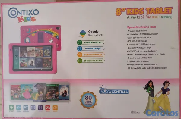 celulares y tabletas - TABLET PARA NINOS Y NINAS 80 DISNEY E-BOOK 2