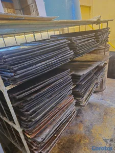 Bandejas de panadería de aluzinc 