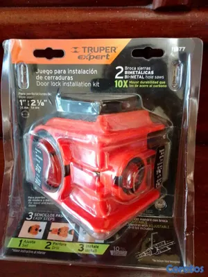 herramientas, jardines y exterior - Juego de instalador de cerradura  2