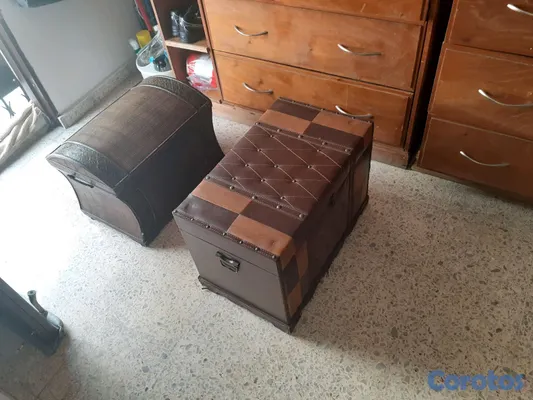 muebles y colchones - 3 Baúles de madera 3