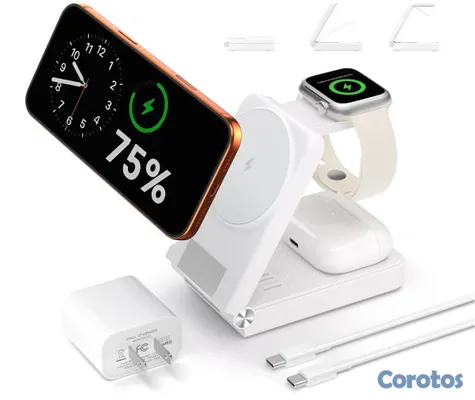 accesorios para electronica - Estación de carga 3 en 1, soporte de cargador inal 2