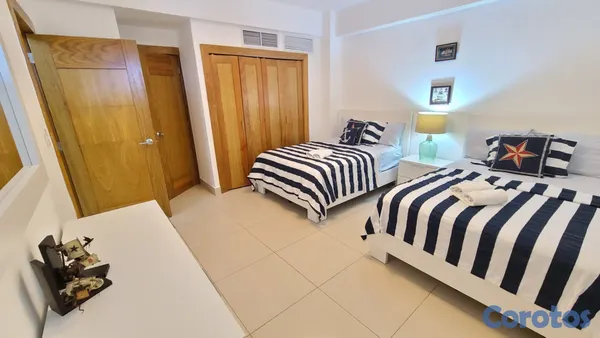 apartamentos - apartamento amueblado frente al mar juan dolio 4
