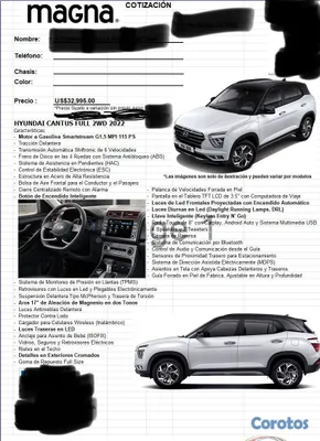 jeepetas y camionetas - HYUNDAI CANTUS FULL 2023, LIGERAMENTE NEGOCIABLE 3