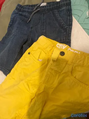 ropa y zapatos -  Pantalón corto para niños  de seis a siete años usando en buen estado  2