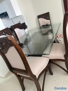 Juego de comedor de 6 sillas 