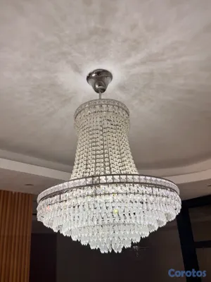 decoración y accesorios - Vendo Lámpara de cristal Elegante 2