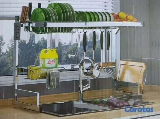 cocina - Escurridor de platos de 2 niveles 2